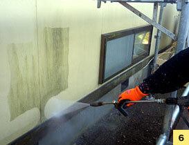 塗装工事のSTEP4外壁や屋根の高圧洗浄06