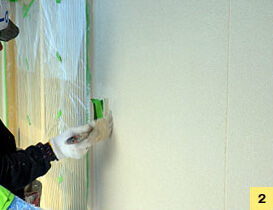 塗装工事のSTEP8クオリティーを高める2度目の仕上げ塗料を塗る上塗り02
