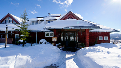 サンクゼール本店 雪景色