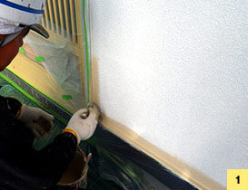 塗装工事のSTEP7環境に合わせた仕上げ塗料を塗る中塗り01