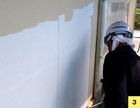 塗装工事のSTEP7環境に合わせた仕上げ塗料を塗る中塗り03
